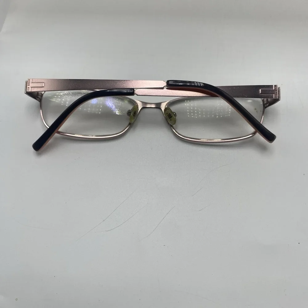 Ted Baker Eyeglasses Women FRAME ONLY Alosiu B222 52-16-135 Black Pink 557